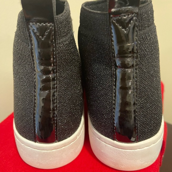 MICHAEL KORS black stretch-knit sock sneakers with little sparkle - Picture 2 of 6